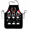 Modern Minimalist Polyester Apron With Geometric Abstract Pattern For Home Cooking And Kitchen Use