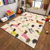 Lindos perros salchicha con disfraces alfombra Yoga sala de estar decoración de habitación alfombra para gatear niños felpudo alfombra de área alfombra de juegos