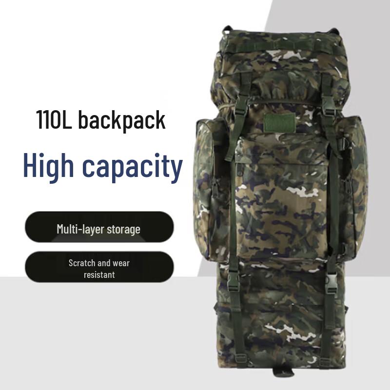 Xuefenghu 110L Outdoor Tactical Mountaineering Backpack