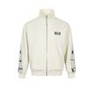 Pull américain sport homme col montant broderie note de musique veste gilet en jersey