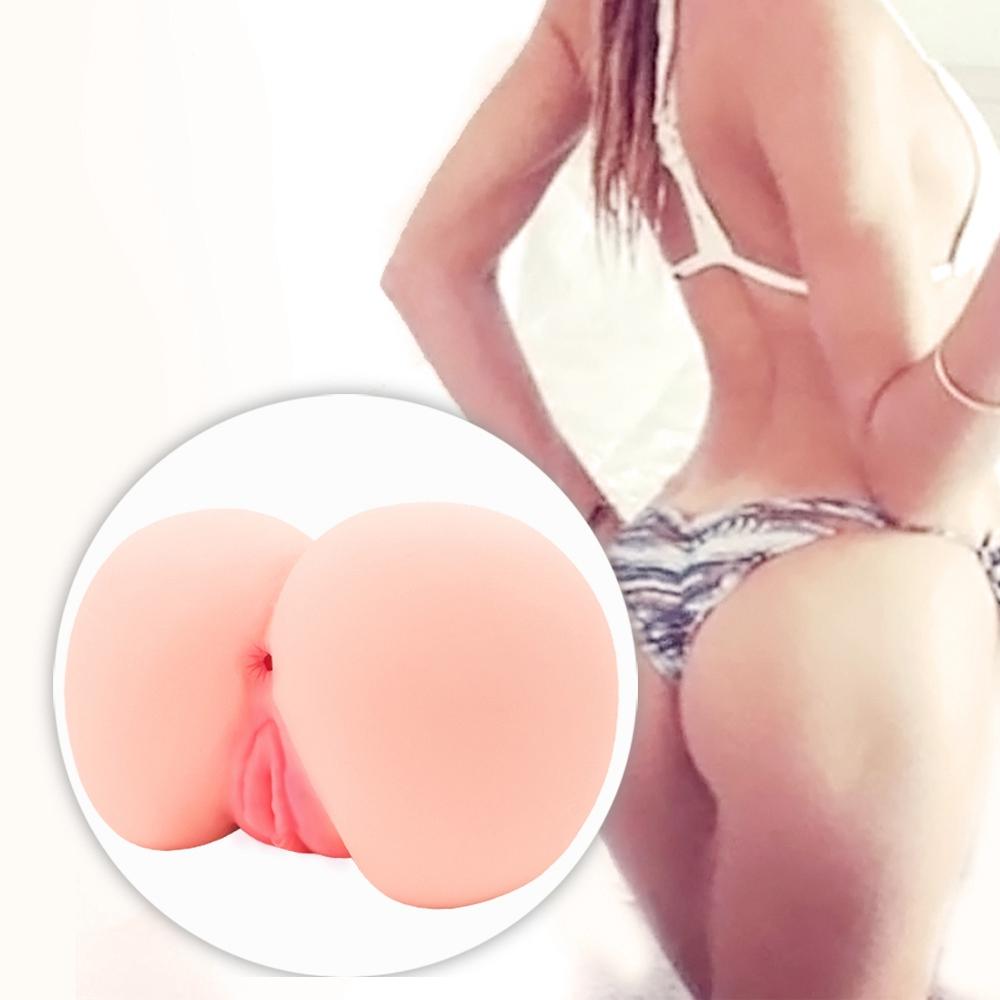 RUNYU Masturbador masculino Sex Doll Sex Toys 3D Silicone Nalga para hombre