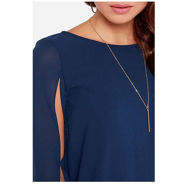Premium Quality Women's Long Sleeve Cold Shoulder Fashion Loose Shirt Tops In Vibrant Colors