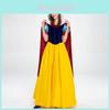 Élégante Robe Blanche-Neige Adulte Costume de Cosplay Pour Événements à Thème Fantastique et Halloween