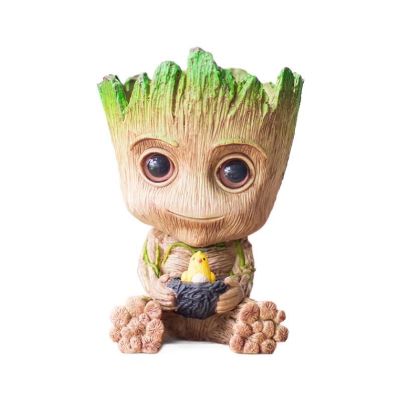 Guardians of the Galaxy Groot Bonsai Brazil Wood Flower Pot - Anime Indoor Green Plant Ornament