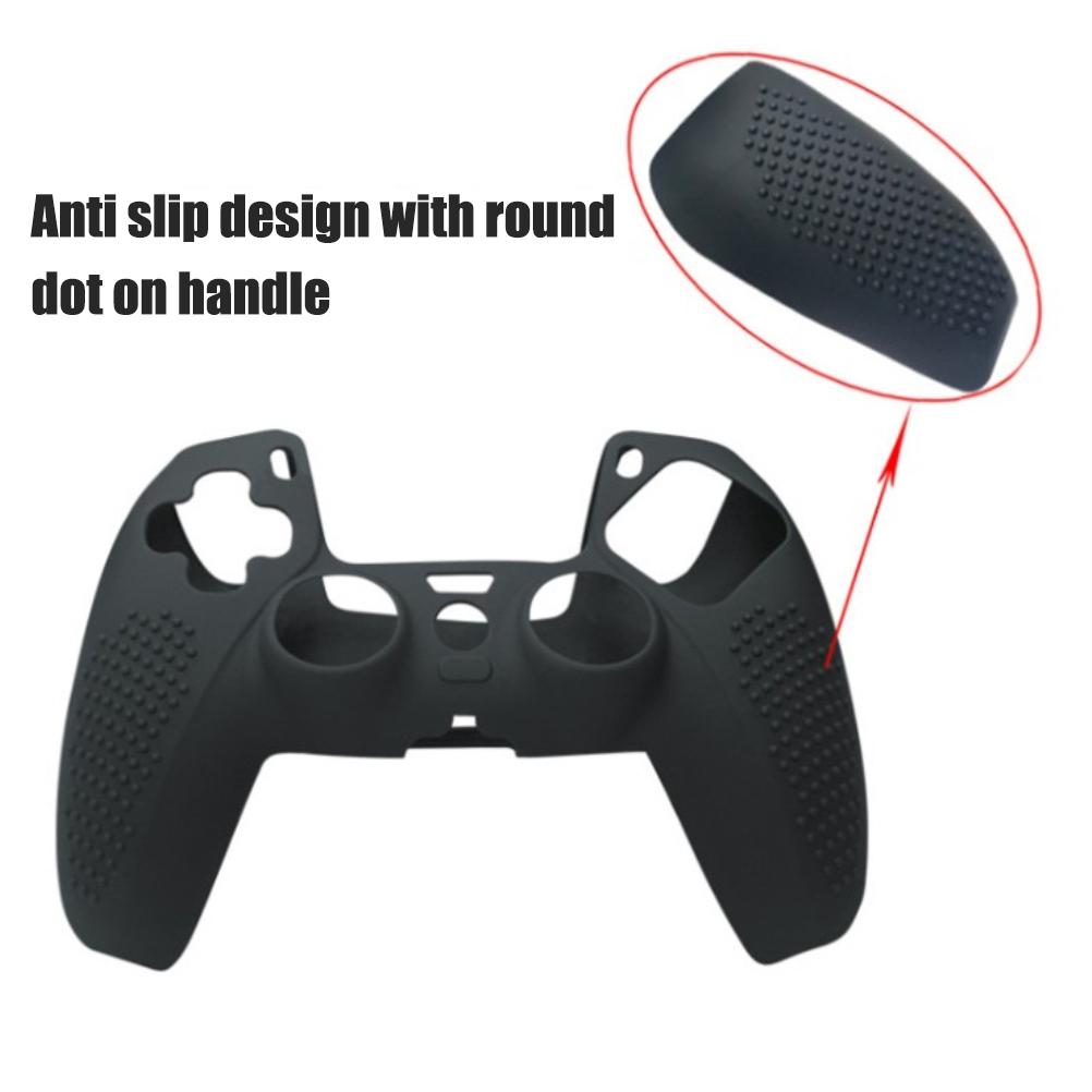 Controller Skin Grip Anti Slip Silicone Cover Protector Case Compatible for PS5 Controller Gamepad