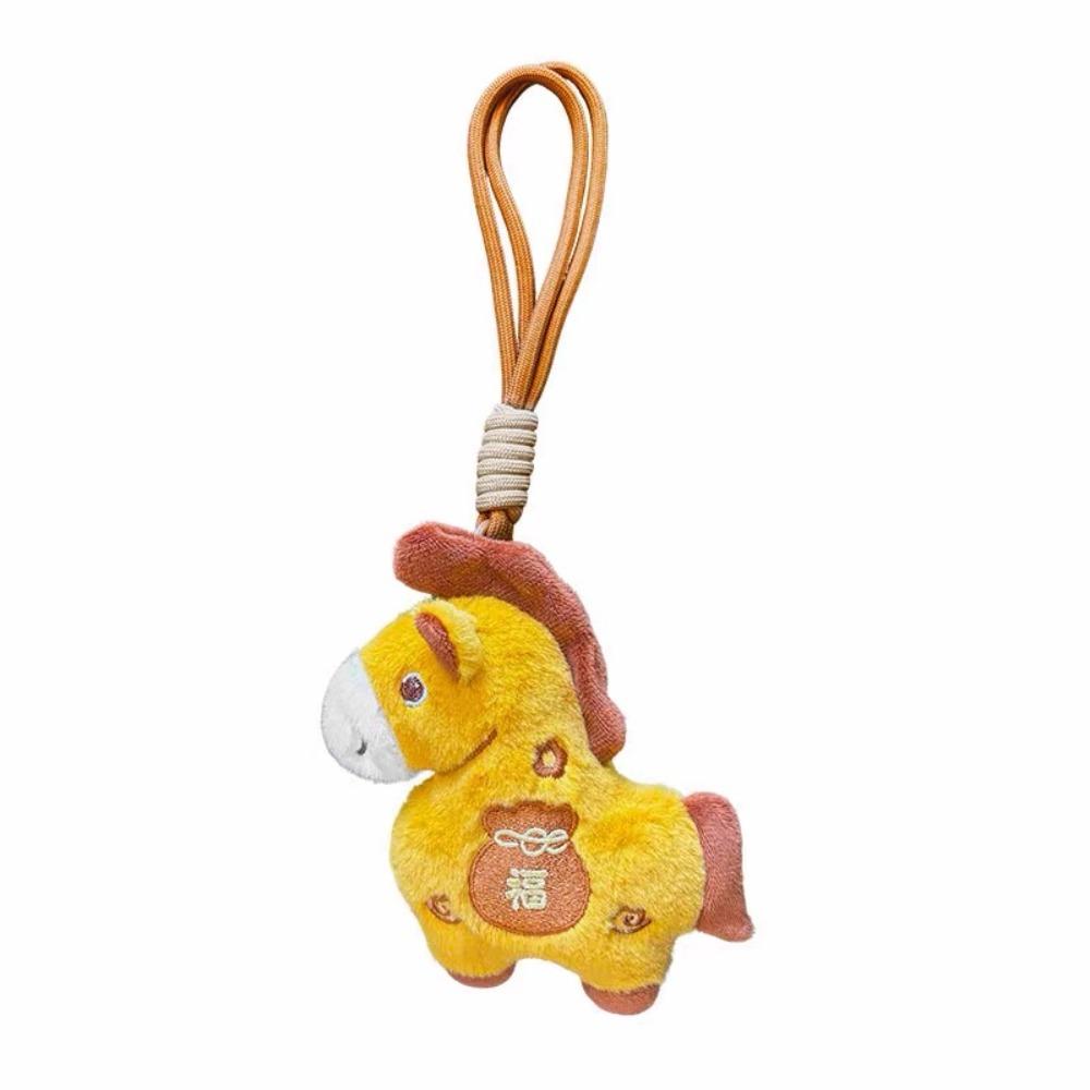 Year of Horse Year of The Horse Plush Toy Fluffy Horse Doll Pendant  Pony Pendant Gift
