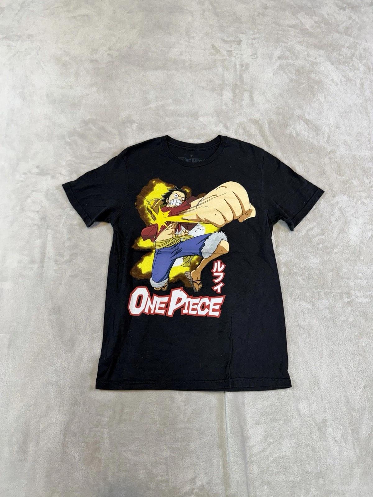 Мужская футболка с графическим принтом из аниме One Piece, размер S, черная/красная, БЕСПЛАТНАЯ ДОСТАВКА! 4XL