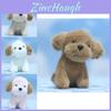 Chaveiro Adorável Fofo de Cachorro de Pelúcia Boneca Ursinho de Pelúcia Pingente de Bolsa Brinquedo Macio 12cm