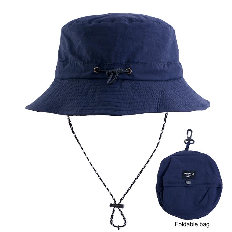 New Unisex Outdoor Fisherman Hat Waterproof Fishing Climbing Tourism And Hiking Foldable Bob Bucket Sunhats Mens Panama Bucket