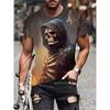 Sommer Straße Horror Totenkopf Spannendes Design 3D Gedruckt Gotisch Hip-Hop Herren
