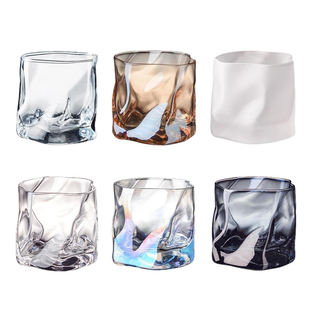 Liquor Glasses 6X Coffee Glasses 200ml Kitchen Water Cup Elegant Drinkware For Cocktail Whisky Drinks And Juice 200ml