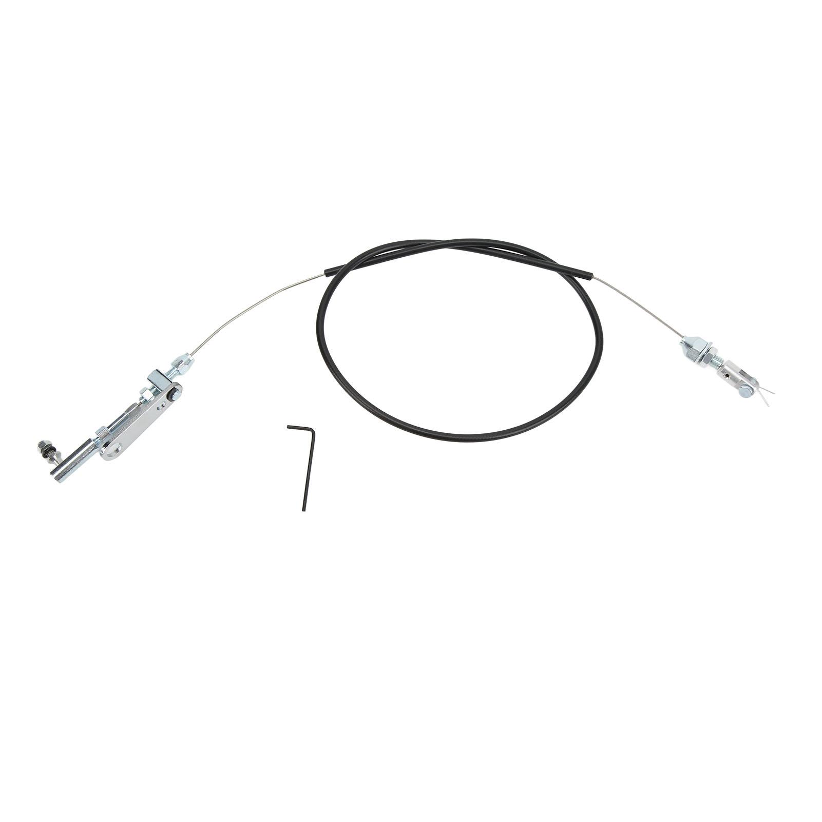 

24in Throttle Cable Universal ABS Stainless Steel Rustproof High Performance for SB V8 Engine