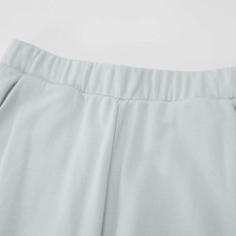 Puma Letter Print Mid Waist Straight Casual Pants Women Bottoms Light-Blue 625169-80