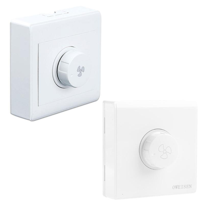 Adjustable Ceiling Fan Speed Control Switch Wall Button Dimmer Switch Electronics Mechanical Rotary On/Off Switch