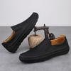 Fashion Fashion Men's Simple lightweight Flat bottomed plus size bean shoesHandmade soft comfortable Non-slip Casual Men's loafer Shoes
