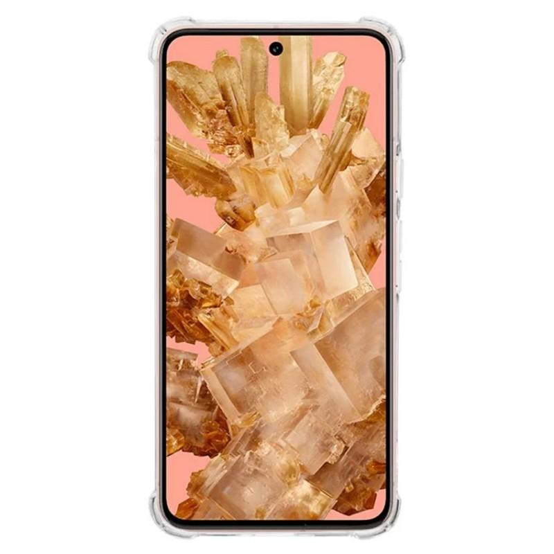 For Google Pixel 8 TPU Case WANLONFENG WL3 Series 1.5mm Phone Cover with Tempered Glass Film