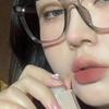 Nude Warm Tea~Yellowish Black Skin Tone Brightening Natural Nude Lip Mud Full of Apricot and Chestnut Velvet Matte Lipstick for Students