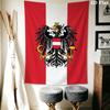 Republik Österreich Wandteppich Ästhetischer Wandbehang Bedruckter Stoffdecke Dekorative Wandteppiche für Schlafzimmer Wohnzimmer Heimdekoration