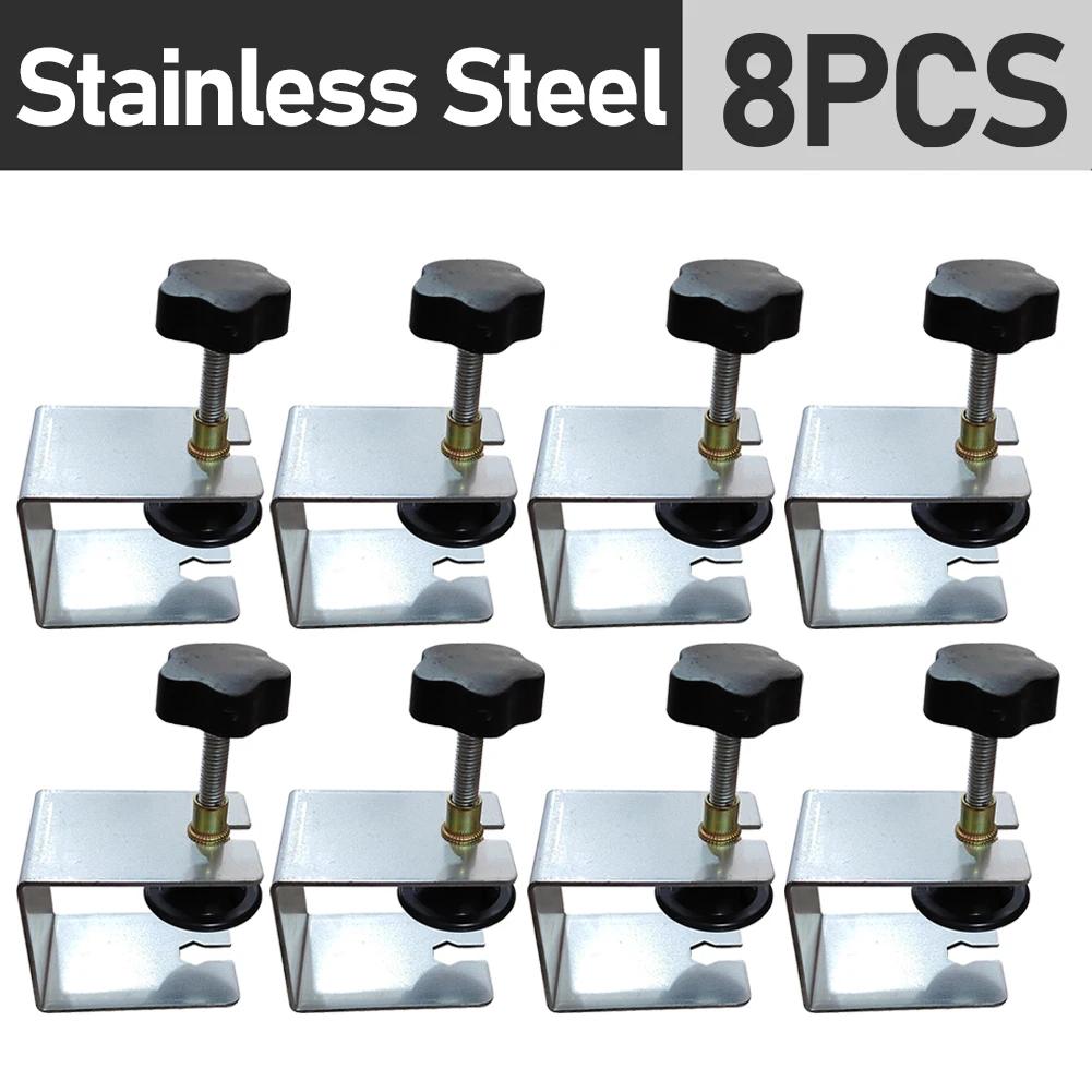1-10pcs/set Steel Drawer Front Installation Clamps Woodworking Jig Cabinet Drawer Panel Clip Tool for Home Furniture Accessories