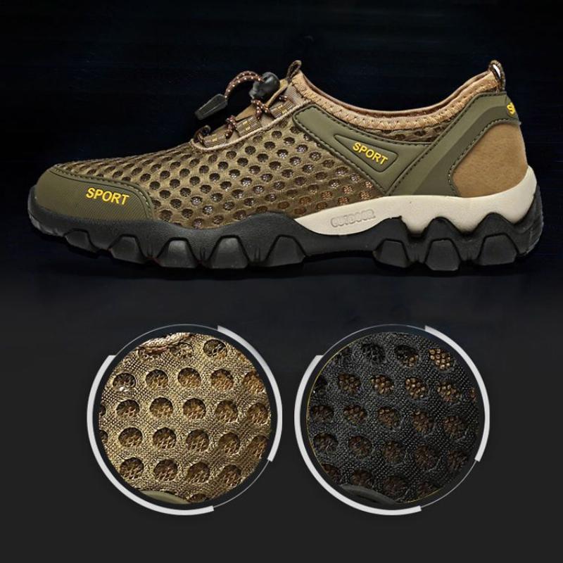 Sandals Men's Sweat Absorbing Deodorant-proof  Shoes Men's Outdoor Sports Hiking Shoes Summer Men's Shoes Breathable  Shoes