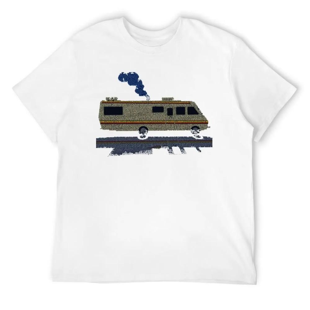 

Вся история в одном автофургоне (Футболка Break Harajuku Sport Top Tee Смешная графика Travel Funny Novelty Размер США XXXXXL белый