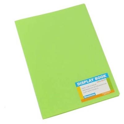 Bantex Tropical Fixed Display Book (20-pocket) (Lime)