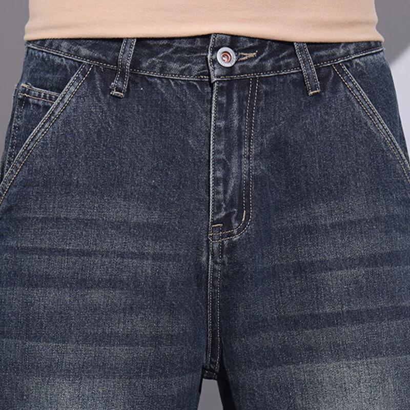 JEEP SPIRIT Men's Loose Fit Straight Leg Jeans