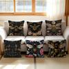 Mystical Vintage Bee Pattern Cushion Cover Pillowcase Upholstery Pillows for Sofa Throw Pillow Home Decor Pillowcas