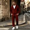 Men's Full-Zip Hoodie and Sweatpants Set, Casual Athletic Two-Piece Outfit for Everyday Wear