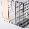1PCS Transparent Plastic Jewellery Organiser Necklace Bracelet Box Dustproof Earring Jewellery Holder Earring Storage Box