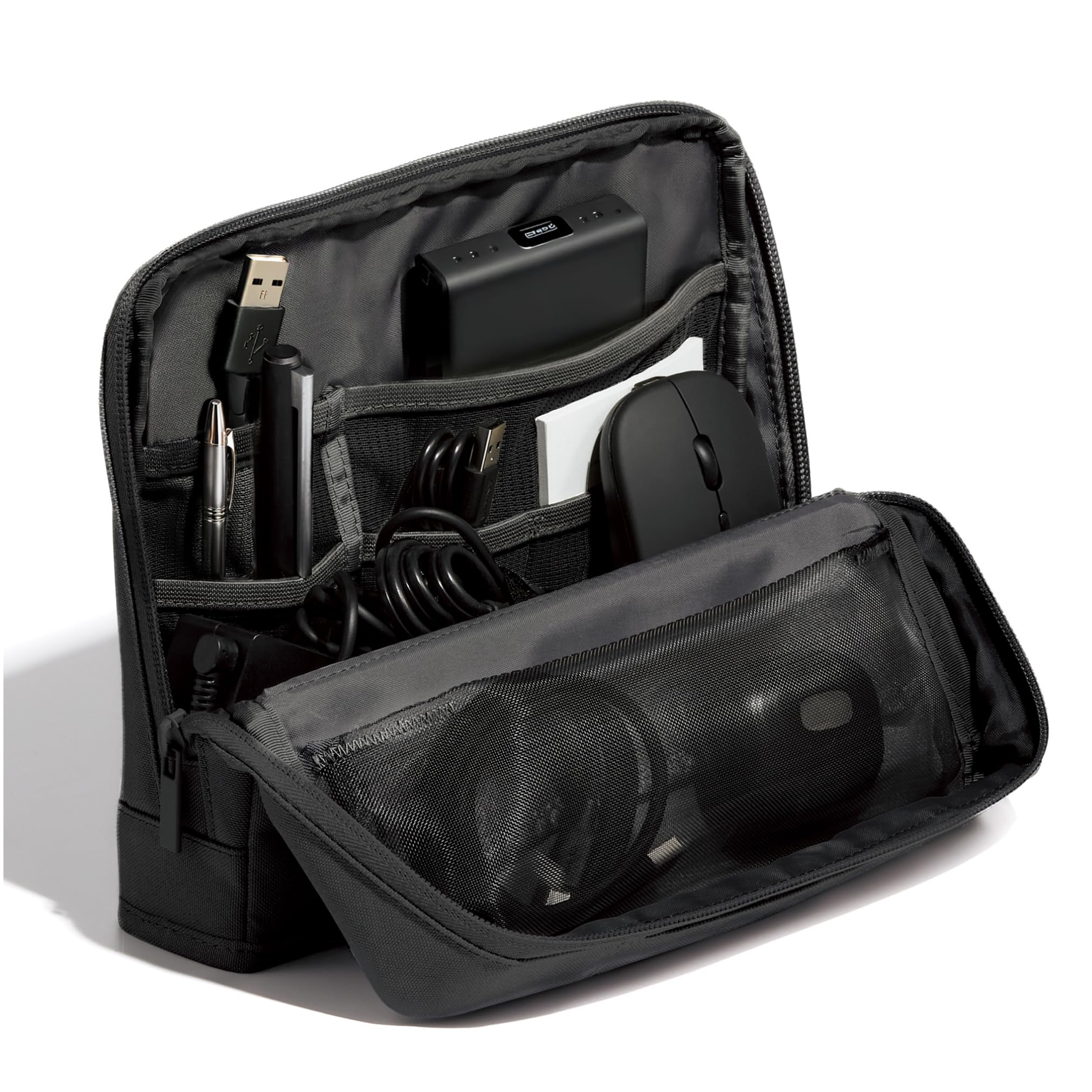 2025 Model KOKUYO Stand Tool Pouch Hakobiz Black AMBG-SP100D