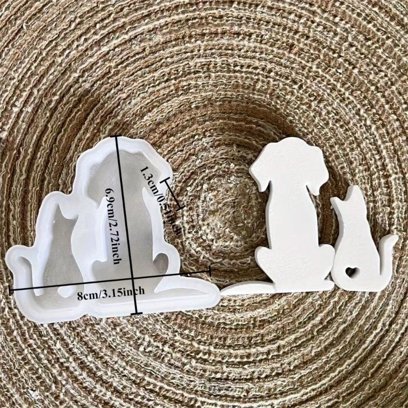 Animal Molds Silicone Molds Dog and Cats Plasters Molds Casting Molds Ornament Molds Epoxy Resin Molds Craft Supplies