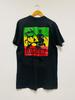 Vintage 90s Balzout Skateboarding T-Shirt / Skate Surf / Rastaman / Streetwear / Black / L