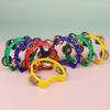 1Pc Plastic Percussion Tambourine For Adults Hand Tambourine Musical Instrument 4 Bells On Abs Tambourine Musical Rhythm Instrum