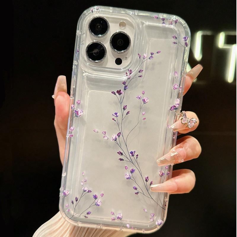 Summer Flower Phone Case for  Mi 14 13 12 11 Lite 5G Ne 11T 12T 13T Poco X3 F5 Pro Soft Clear Shockproof Cover