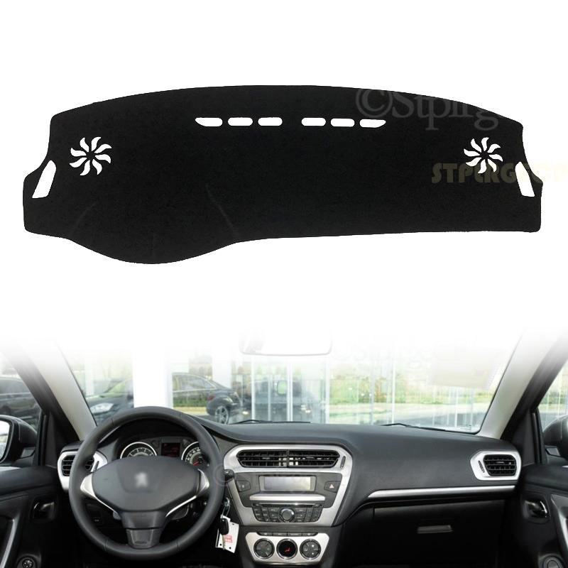 for Peugeot 301 2012~2019 Anti-Slip Dashboard Cover Protective Pad Car Accessories Sunshade Carpet 2018 2017 2016 2015 2014 2013