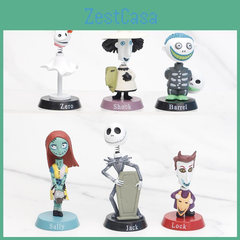 Christmas Nightmare Before Adorable Jack Skeleton And Sally Pvc Toy Collection Figures