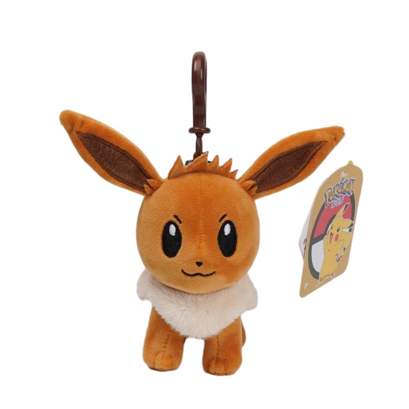 Pokemon Pikachu Mew Squirtle Charmander Kawaii Plush Toy Pendant School Bag Backpack Pendant Key Ring Small Doll Birthday Gift
