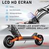 JOYOR S10-S-Z - Elektrická koloběžka - Dva motory 1000 W*2, baterie 60 V 18 Ah - Max. 60 km/h - Dojezd 70 km - Černá