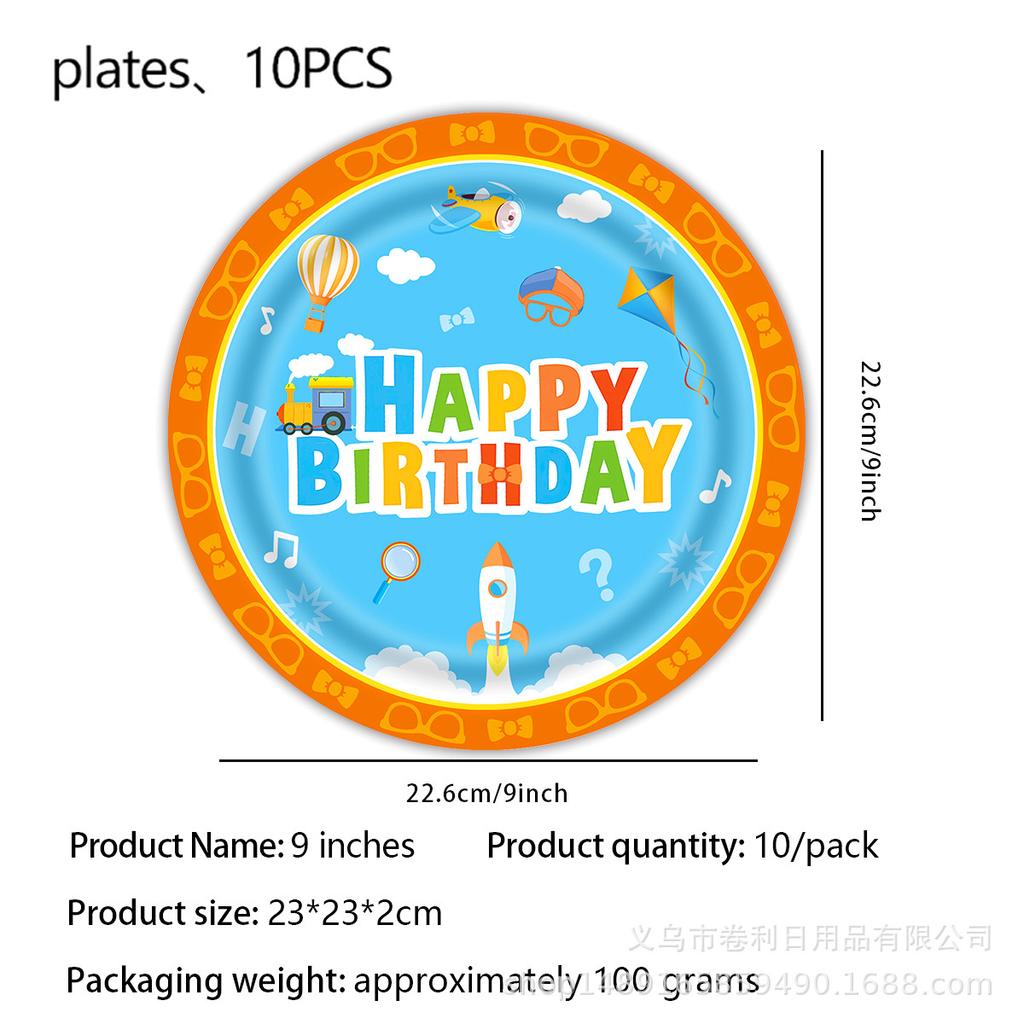 English Teacher Birthday Party Supplies Party Decoration Banner Flag Paper Cup Tissue English Teacher Party