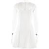Vestito da donna stile ins nuovo europeo e americano, sexy e alla moda, con scollo quadrato, senza maniche, scollato, aderente, a tubino corto
