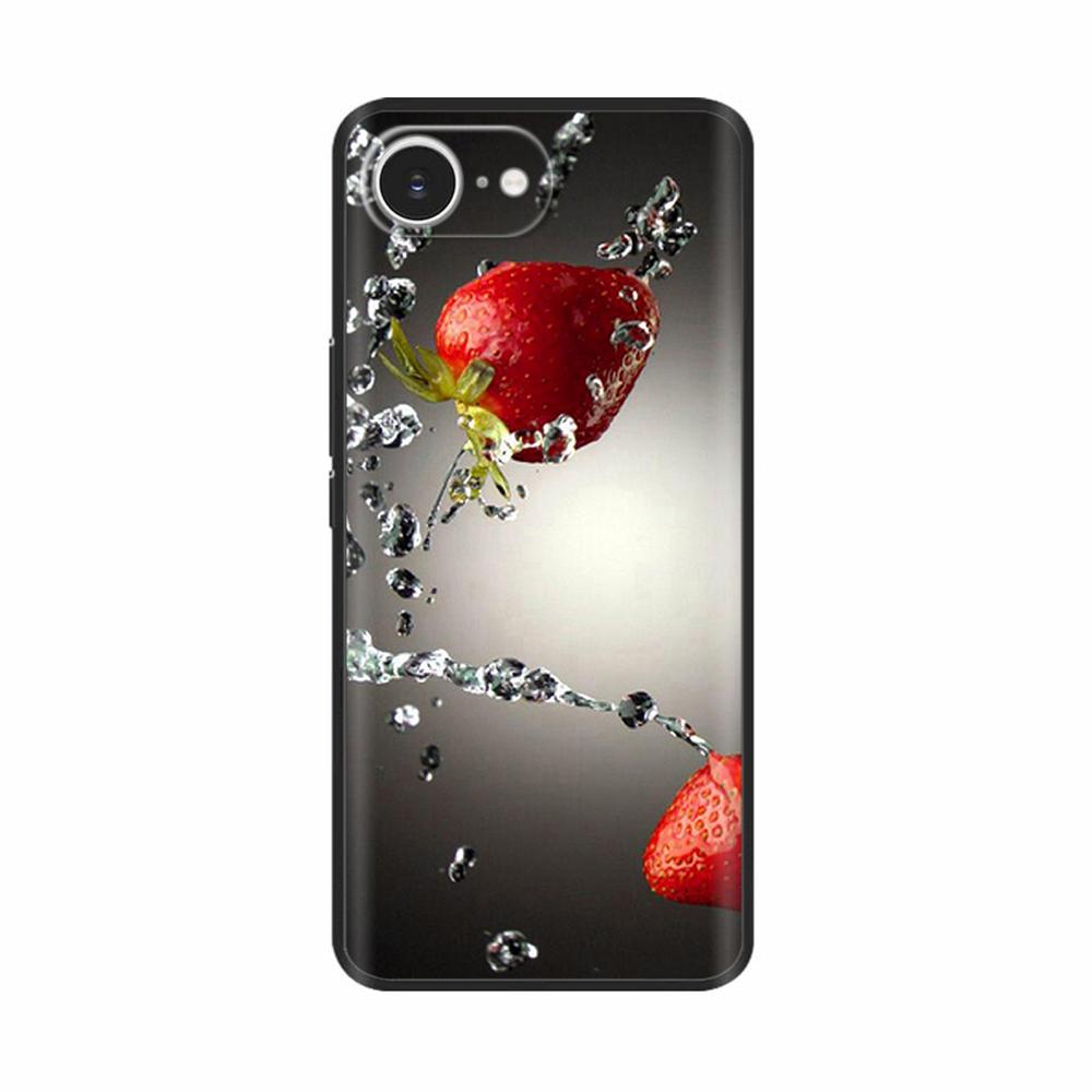 Luxus Silikon Hülle Für iPhone 16e SE 2025 Rückabdeckung auf Für Apple SE4 iPhone 16E A3409 Handy Hüllen Blumen Bemalte Hüllen Schale