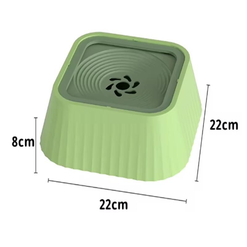 

Hot-selling pet filter bowl, non-wetting pet bowl, floating and anti-overturning, suitable for drinking devices for puppies and зелёный