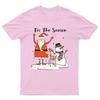 Tis The Season Santa TShirt Unisex Gift Retro Seasonal Funny Xmas Unisexs