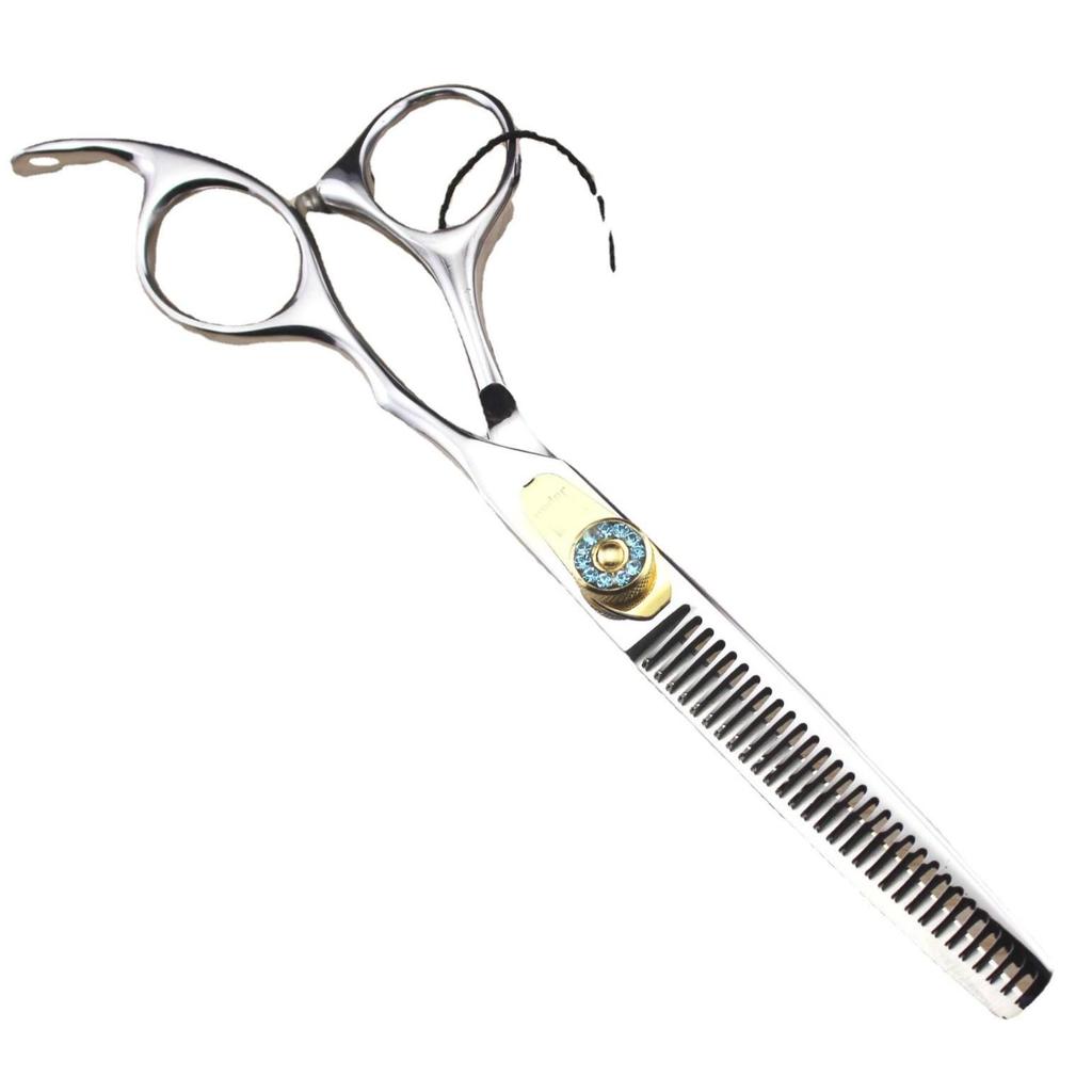 6.0-Inch HUO Gem Hairdressing & Barber Scissors Set: Straight Shears, Bangs Scissors, Thinning Shears