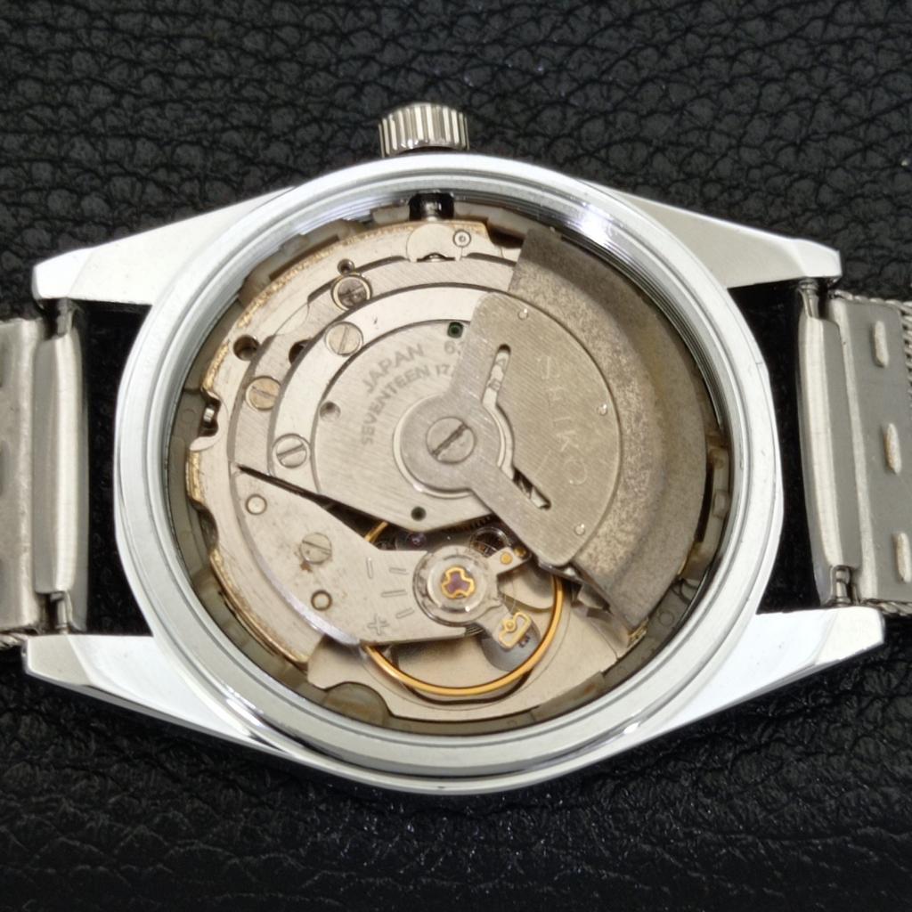 VINTAGE REFURBISHED SEIKO 5 AUTOMATIC JAPAN MENS GREY COLOR DIAL WATCH a440373-4 Sk-a440373