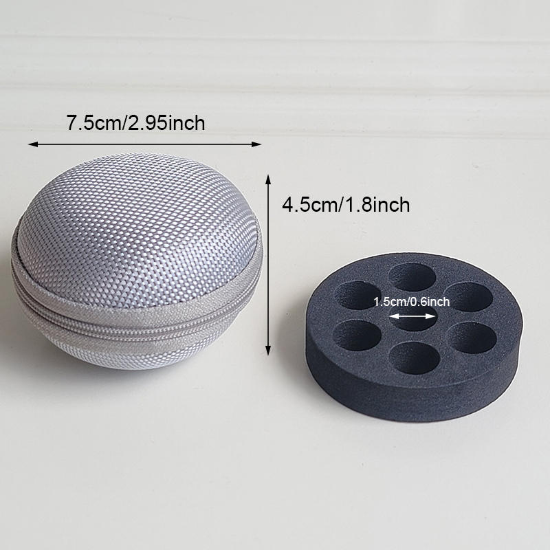 7Slot Essential Oil Roller Bottle Organizer Case For 1ML 2ML Bottle Travel Storage Holder Perfect For Aromatherapy Perfume And Carrier Oil Accessories