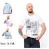 T-shirt Grafica da Uomo con Stampa Something Somewhere, Estate 8061-001-33-2 HC
