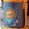 Stainless Steel Children's Water Kettle 480ml Thermal Water Bottle Cute Vacuum Flask  for Students