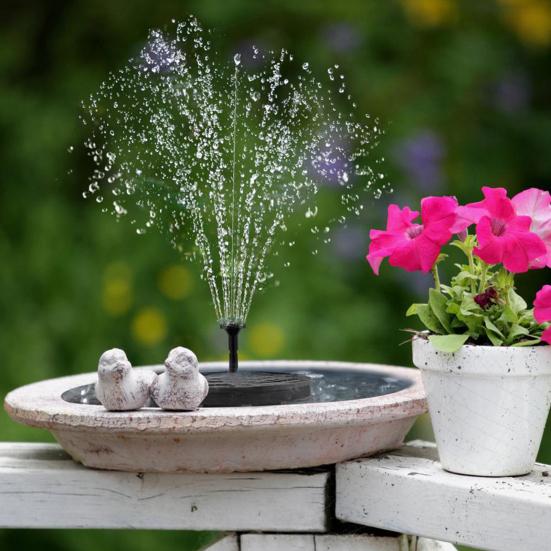Fontanella Galleggiante Solare per Vasca da Bagno con Luci LED e Ugello Spruzzatore Acqua Colorato Ricaricabile per Bambini